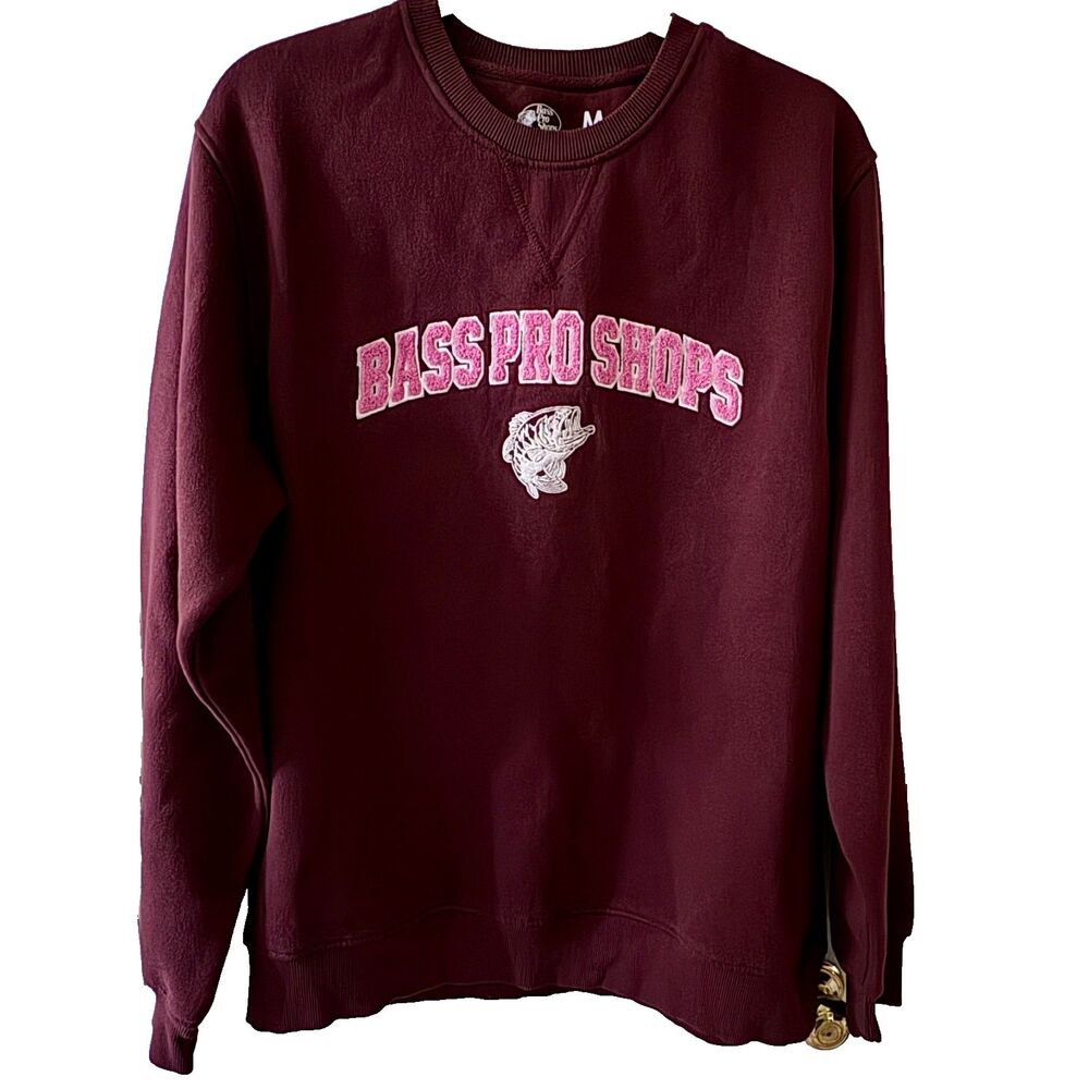 Bass Pro Shops Crew Neck Sweatshirt Mens Medium Outdoor EUC